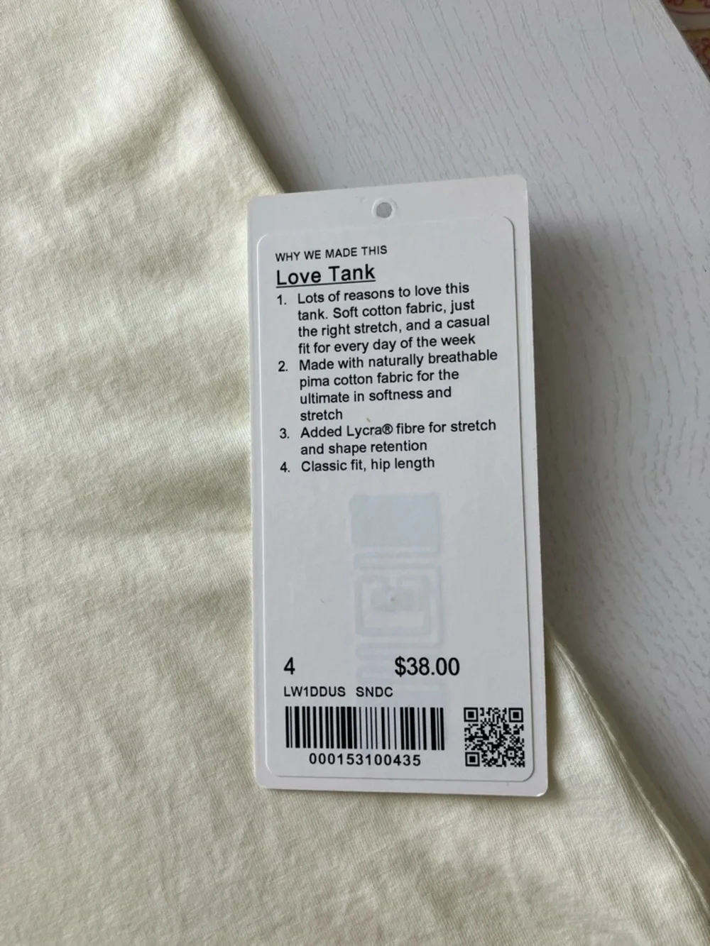 Lululemon Love Tank (Size 4) - Picture 6 of 11